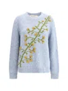 Baziszt Puff Sweater In Blue