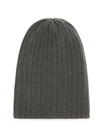 Baziszt Kuls Ribbed-knit Beanie Hat In Gray