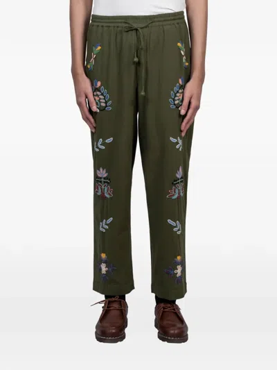 Baziszt Neon Trousers In Green