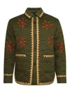 Baziszt Nour Embroidered Jacket In Green