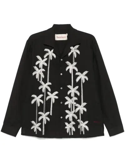 Baziszt Palm Shirt In Black
