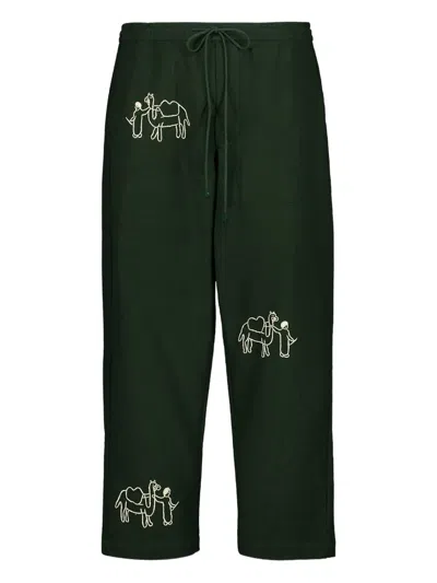 Baziszt Ride Track Pants In Green