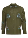 Baziszt Rouat Long-sleeve Shirt In Green