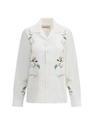 Baziszt Embroidered Shirt In White