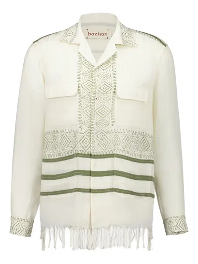 Baziszt Talilo Shirt In White