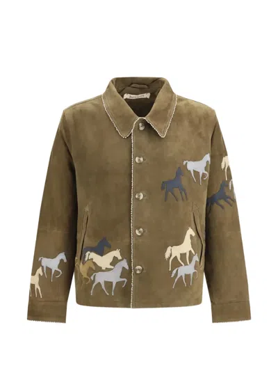 Baziszt Valero Horse-patch Jacket In Multi