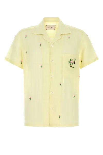Baziszt Yellow Cotton Shirt