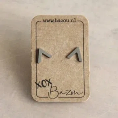 Bazou Stainless Steel Ear Plugs V In Metallic