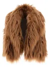 Bb Couture Faux-fur Jacket With Unique Texture For Women