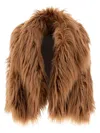 Bb Couture Faux-fur Jacket With Unique Texture For Women