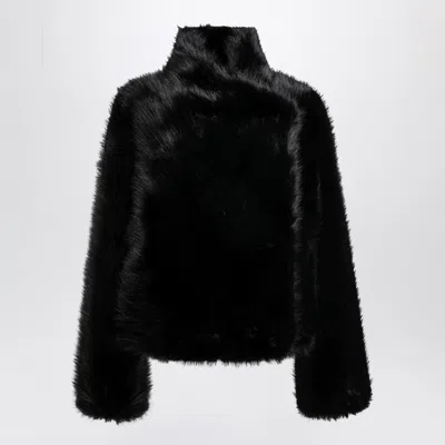 Bb Couture Jackie Faux Fur Jacket In Black