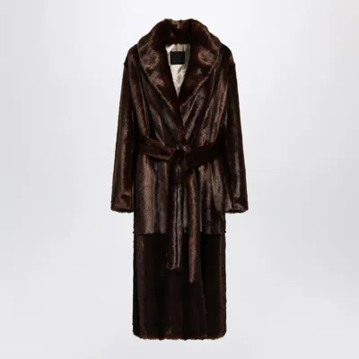 Bb Couture Brown Beth Coat With Belt