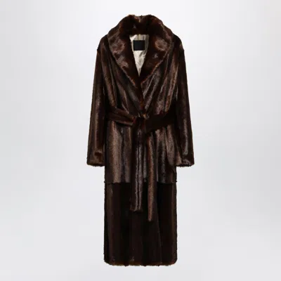 Bb Couture Brown Beth Coat With Belt