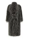 Bb Couture Eco Fur Long Hair In Blue