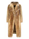 Bb Couture Faux-fur Coat In Brown