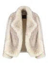 Bb Couture Faux-fur Jacket In Multi