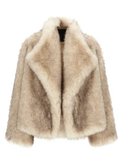 Bb Couture Faux Fur Short Hair In Brown