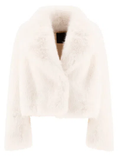 Bb Couture Mini Women's Fashionable Coat In White