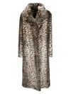 Bb Couture Leopard Fur Coat In Animal Print