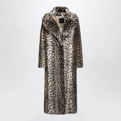 Bb Couture Leopard-print Faux Fur Coat In Animal Print