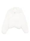 Bb Couture Mink Ecofur Jacket In White