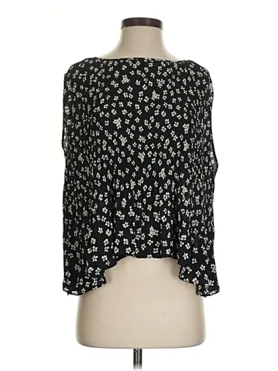 Pre-owned Bb Dakota 3/4 Sleeve Blouse In Black
