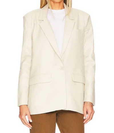 Bb Dakota Audrey Jacket In Bone In Gold