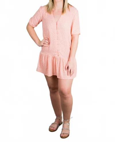 Bb Dakota Been Here Before Dress In Peach Romance In Multi