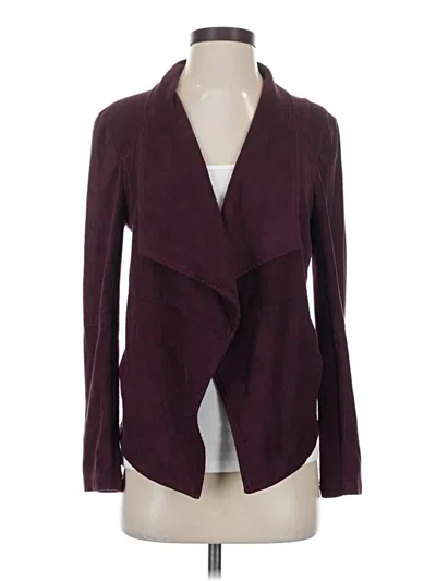 Pre-owned Bb Dakota Blazer Jacket In Burgundy