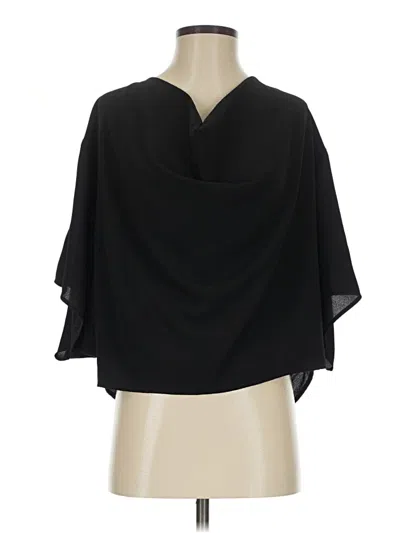 Pre-owned Bb Dakota By Steve Madden 3/4 Sleeve Blouse In Black