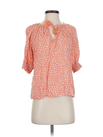 Pre-owned Bb Dakota By Steve Madden 3/4 Sleeve Blouse In Pink