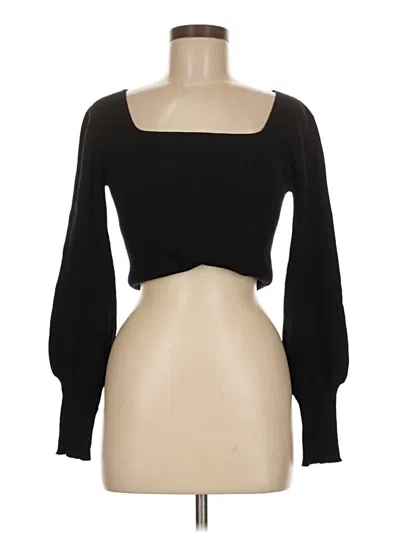 Pre-owned Bb Dakota By Steve Madden Cardigan Sweater In Black