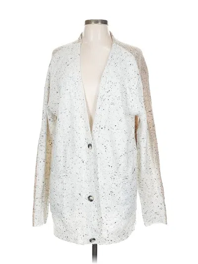 Pre-owned Bb Dakota By Steve Madden Cardigan Sweater In Silver