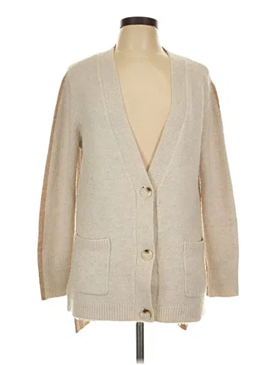 Pre-owned Bb Dakota By Steve Madden Cardigan Sweater In Tan
