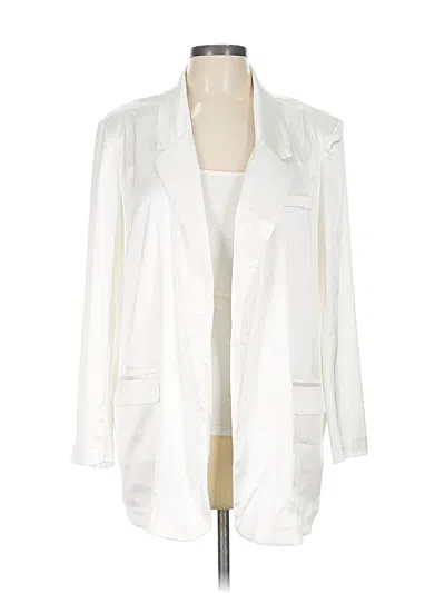 Pre-owned Bb Dakota By Steve Madden Cardigan Sweater In White