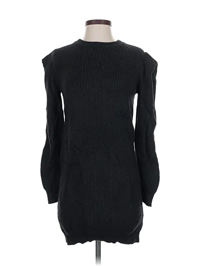 Pre-owned Bb Dakota By Steve Madden Casual Dress In Black