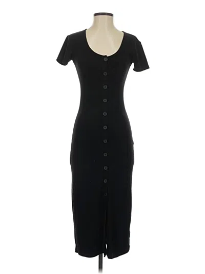 Pre-owned Bb Dakota By Steve Madden Casual Dress In Black