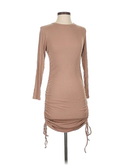 Pre-owned Bb Dakota By Steve Madden Casual Dress In Brown