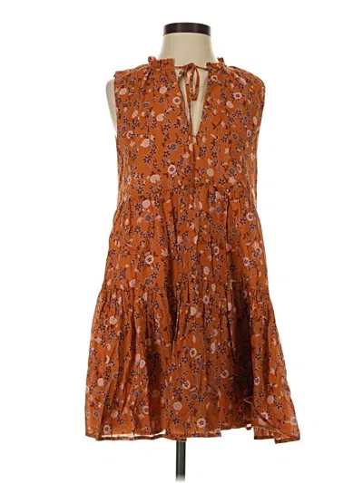Pre-owned Bb Dakota By Steve Madden Casual Dress In Brown