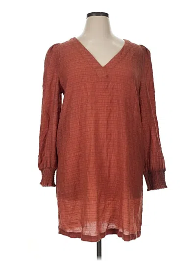 Pre-owned Bb Dakota By Steve Madden Casual Dress In Brown