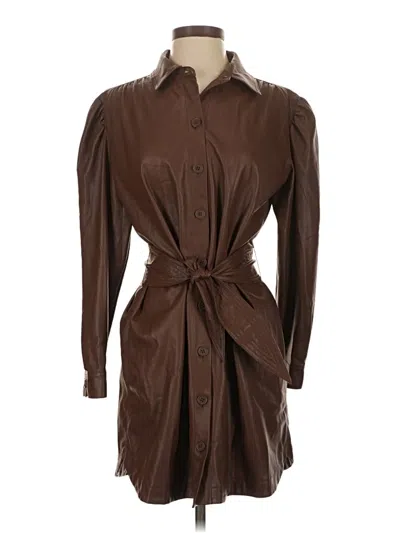 Pre-owned Bb Dakota By Steve Madden Casual Dress In Brown