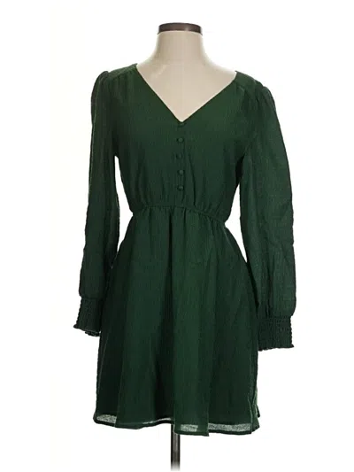 Pre-owned Bb Dakota By Steve Madden Casual Dress In Green