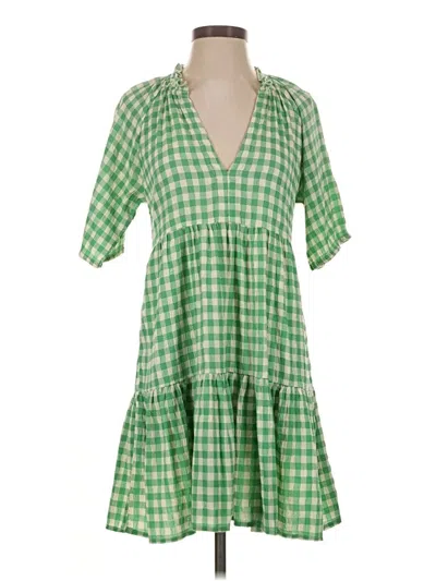 Pre-owned Bb Dakota By Steve Madden Casual Dress In Green