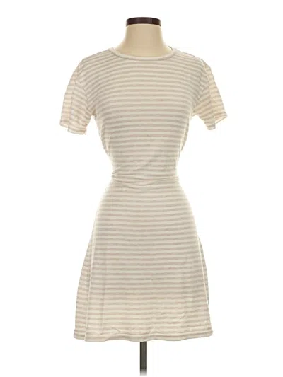 Pre-owned Bb Dakota By Steve Madden Casual Dress In Ivory