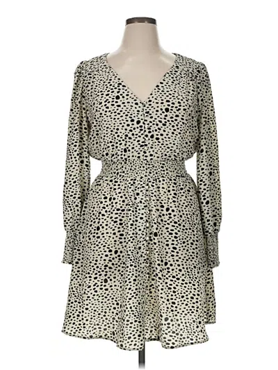 Pre-owned Bb Dakota By Steve Madden Casual Dress In Ivory