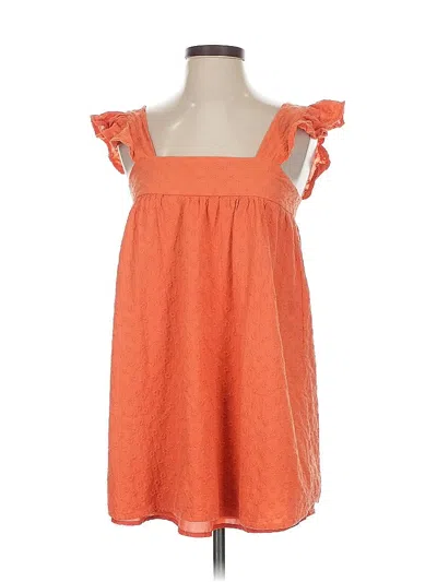 Pre-owned Bb Dakota By Steve Madden Casual Dress In Orange