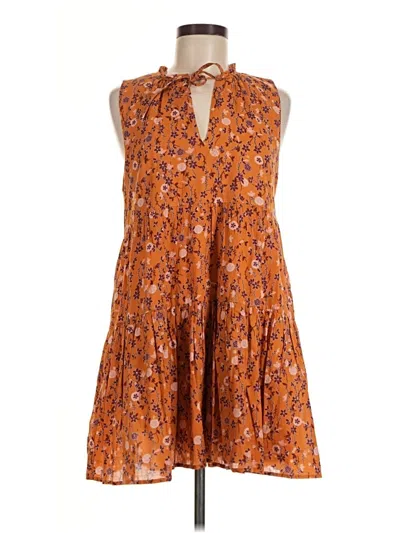 Pre-owned Bb Dakota By Steve Madden Casual Dress In Orange