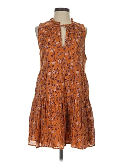 Pre-owned Bb Dakota By Steve Madden Casual Dress In Orange