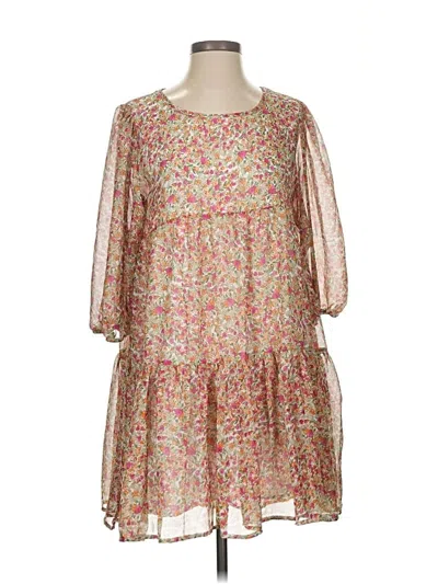 Pre-owned Bb Dakota By Steve Madden Casual Dress In Pink