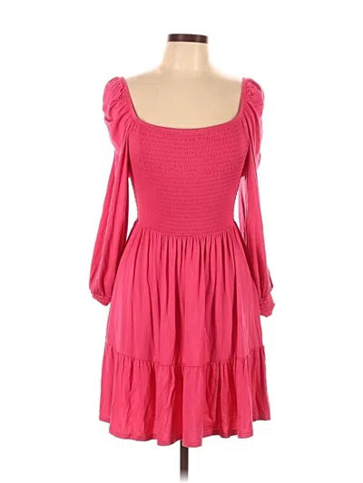 Pre-owned Bb Dakota By Steve Madden Casual Dress In Pink
